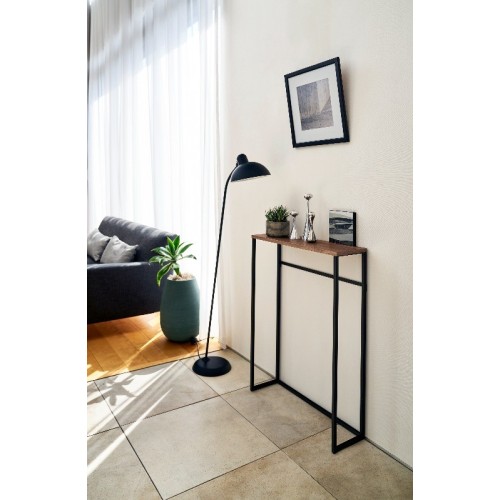 space-saving table for storing plants and keys in the hallway and living room