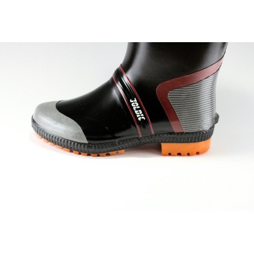 Comfortable rubber boots for agriculture and gardening with non-slip molded sole