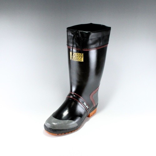 Durable flexible rubber boots with non-slip sole