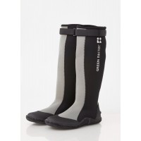 Waterproof elastic lightweight rubber boots gray