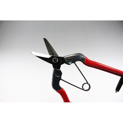 Professional fruit picking scissors with long curved blade