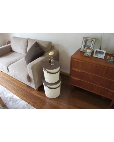 Portaoggetti multiuso: secchio, tavolino, sgabello, scaletta