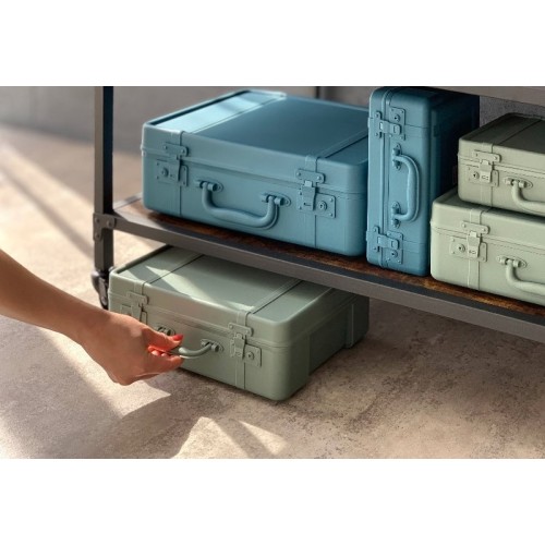 stackable storage box for home office interiors