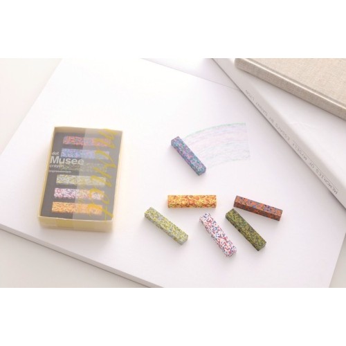 colored wax crayons