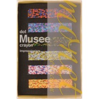 mosaic multicolored wax crayons
