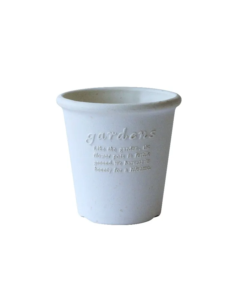 Vaso tondo in plastica colorato per giardino piante e fiori