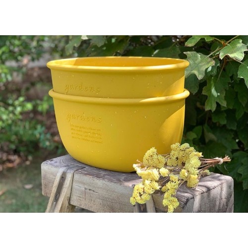 Eco-friendly plastic oval planter pot for plants
