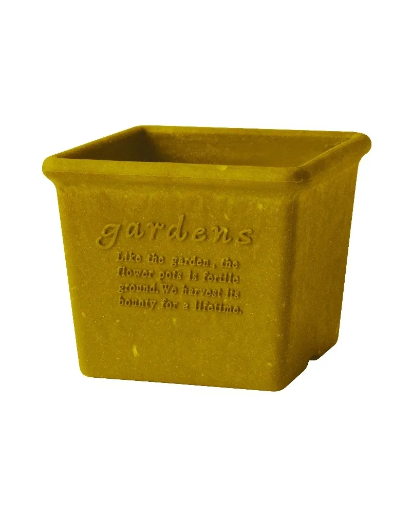 vaso quadrato per piante fiori  in plastica per piante e fiori