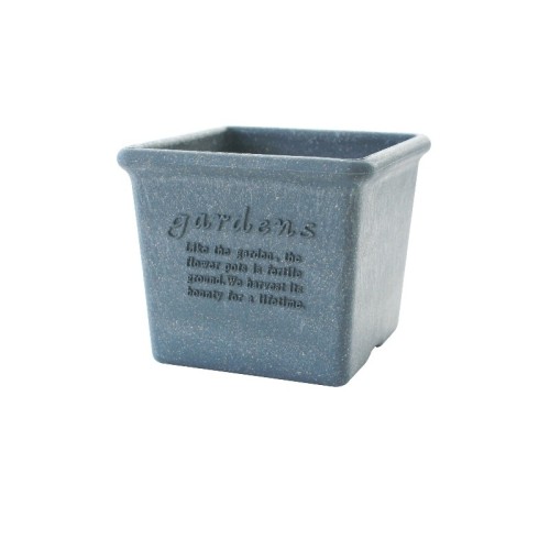 vaso quadrato per piante fiori in plastica