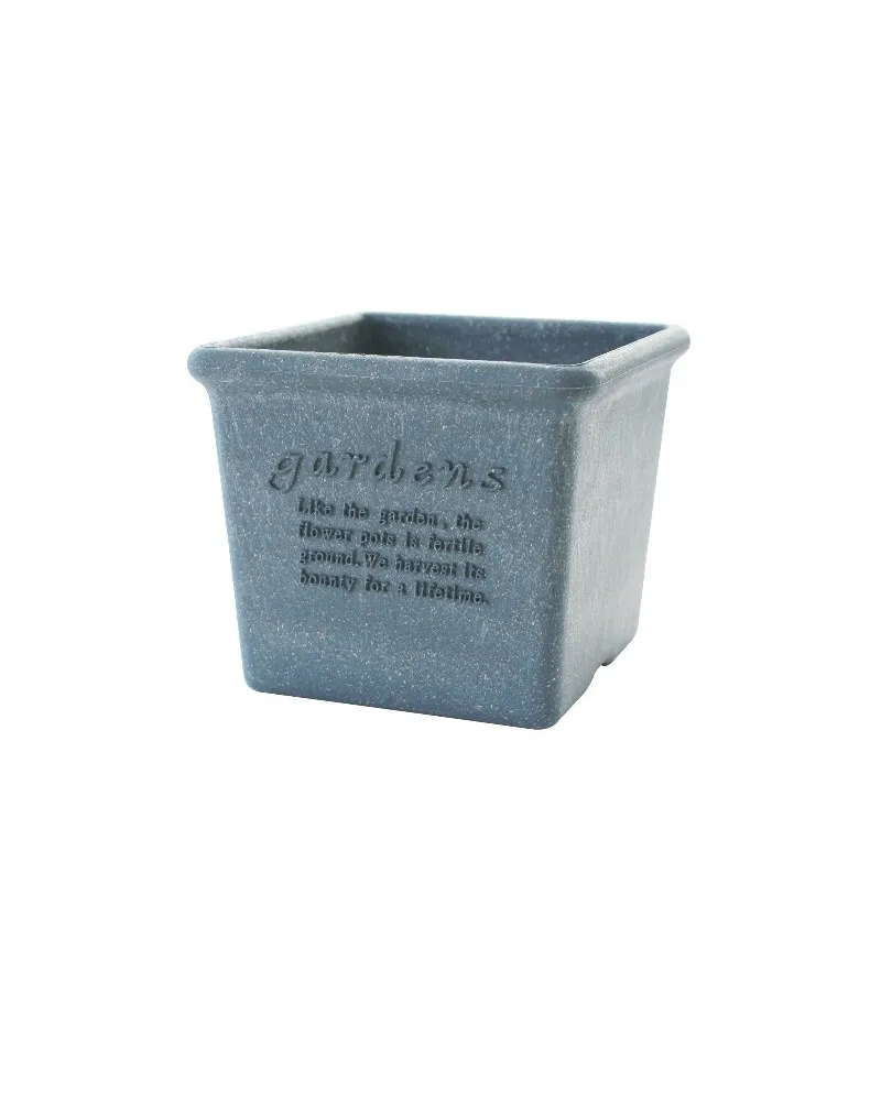 vaso quadrato per piante fiori in plastica