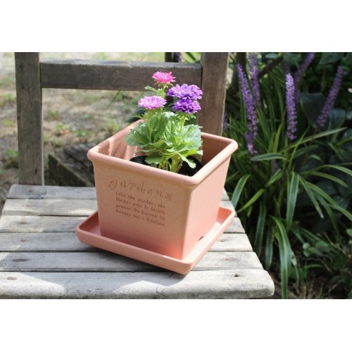 square flower pot planter for indoor and outdoor garden