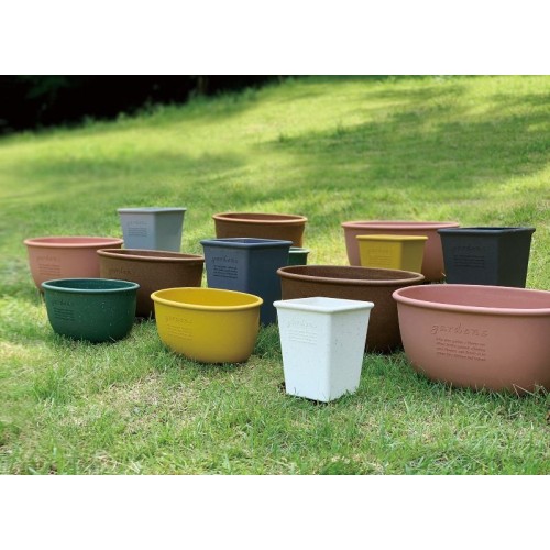 Eco-friendly plastic square planter flower pot for plants