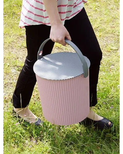 Multipurpose bucket storage stool