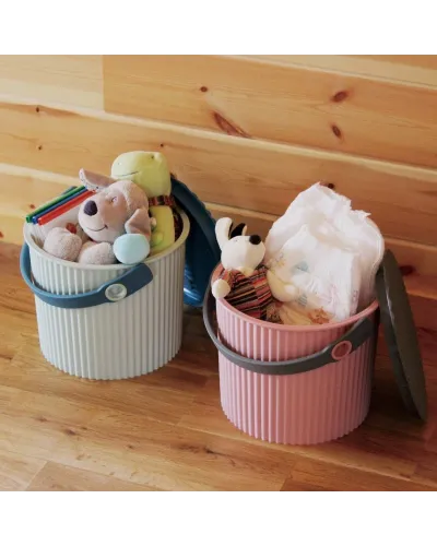 Multi-purpose bucket: storage, stool for home and office