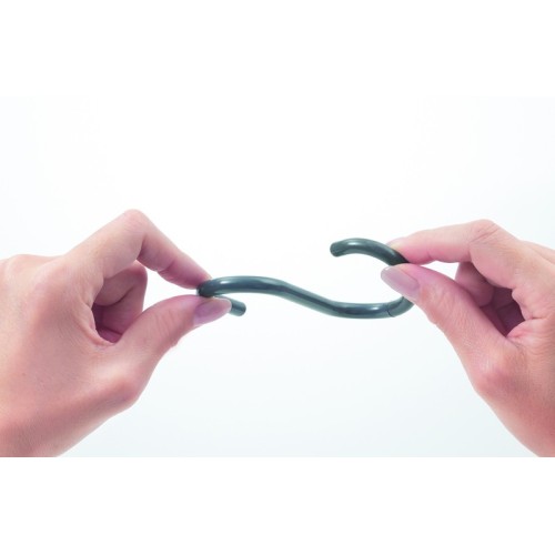 S hook for bathroom accessories and hanging items