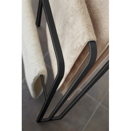 porta asciugamani sottile in metallo