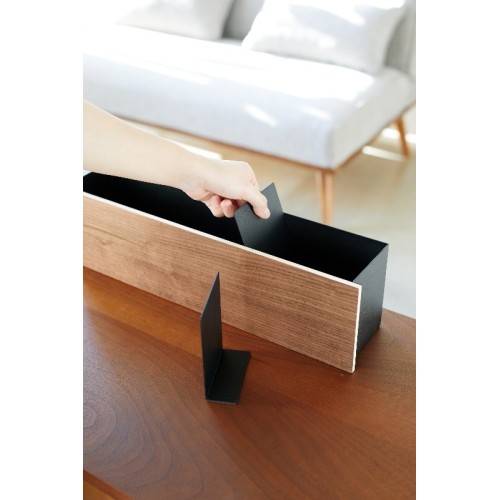 organizer box con divisori staccabili nero