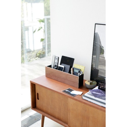 organizer box con divisori staccabili nero