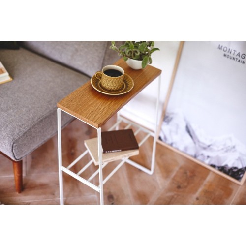 design side table with wooden top