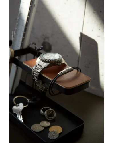 elegante organizer da scrivania colore nero