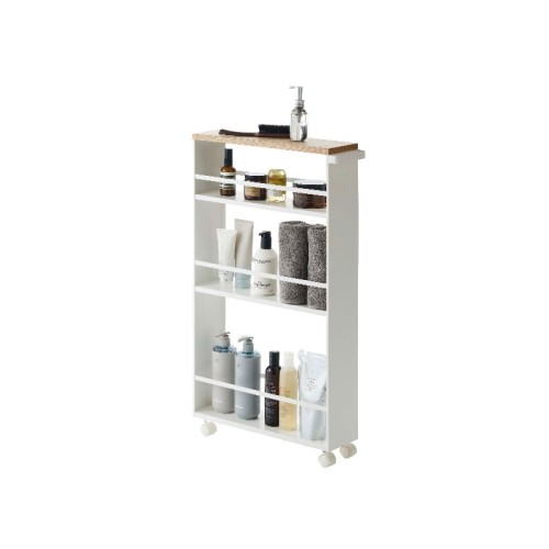 trolley for objects, modern design with three shelves with different heights