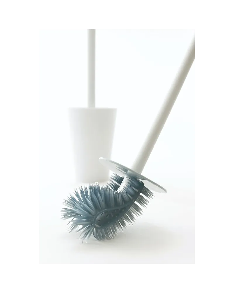 Scopino WC Con Testine USA E GETTA E Setole Flessibili - Set Da 1 Spazzola E 8 Teste Di Ricambio - 3