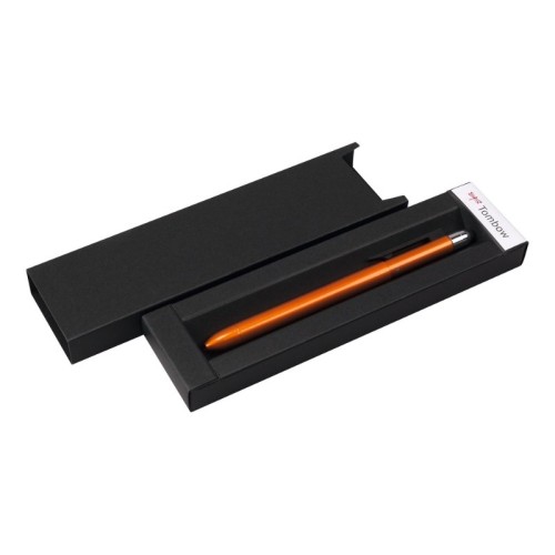 penna multifunzione: portamine, penna nera/rossa e con gommino per touch screen