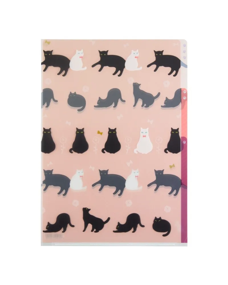 plastic folder for documents with 3 pockets A4 format