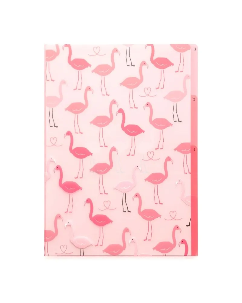 plastic folder for documents with 3 pockets A4 format