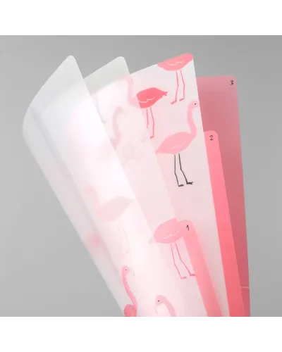 plastic folder for documents with 3 pockets A4 format