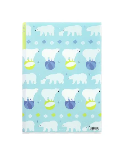 plastic folder for documents with 3 pockets A4 format