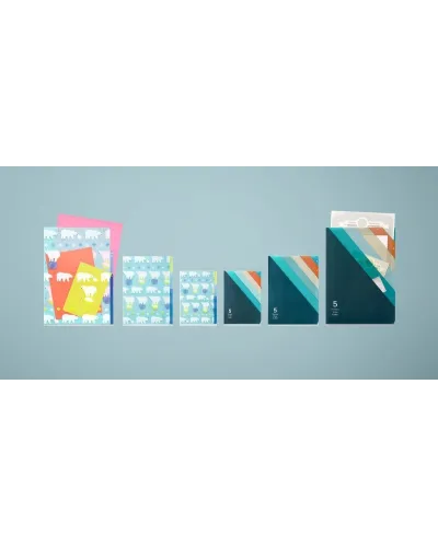 plastic folder for documents with 3 pockets A4 format