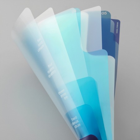 A4 document holder with transparent pockets