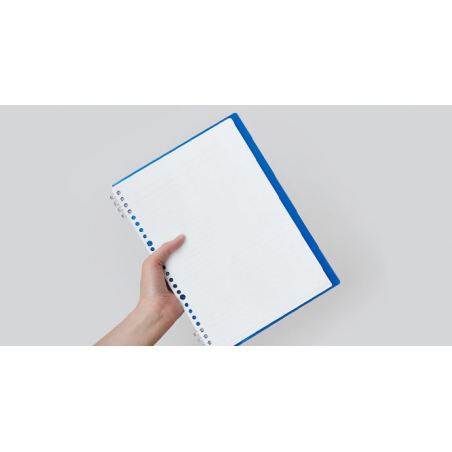 A4 hardcover ring binder that rotates 360 degrees