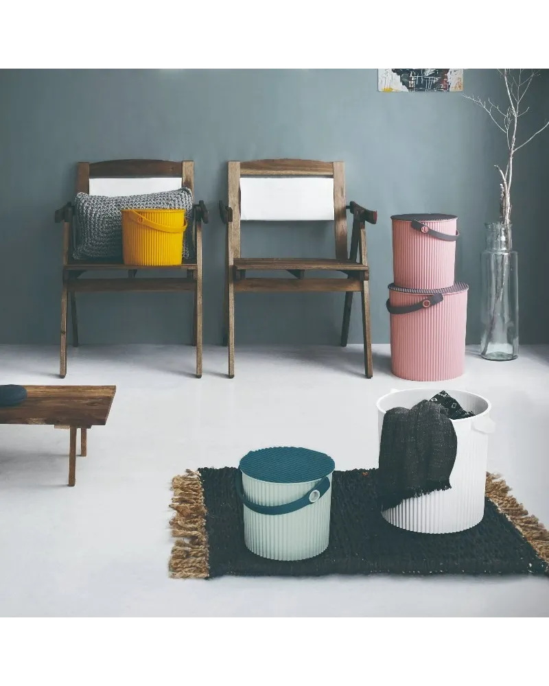 Multi-purpose storage: bucket with lid, stool for office, home