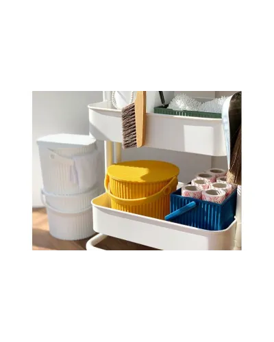 Hachiman stackable bucket that can be used as a container for home, office