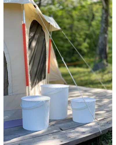 Secchio portaoggetti impilabile