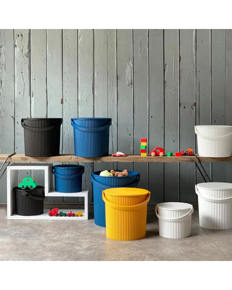 Secchio portaoggetti impilabile