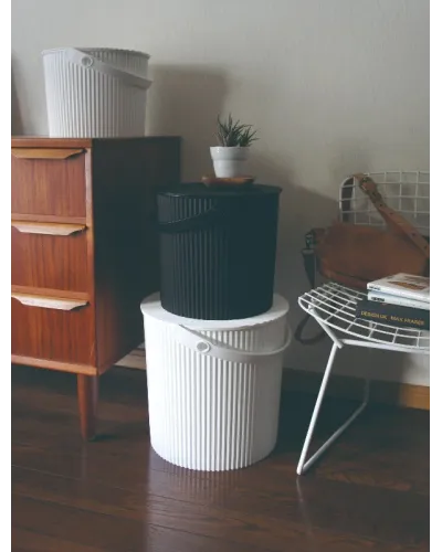 Hachiman stackable bucket that can be used as a container for home, office