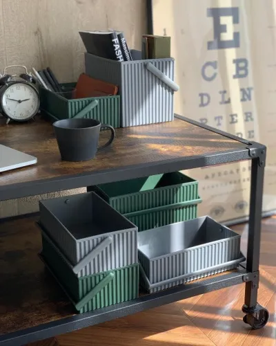 Scatola organizer salvaspazio rettangolare