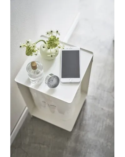 bathroom cart with casters for objects