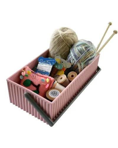 Durable storage box wit handles