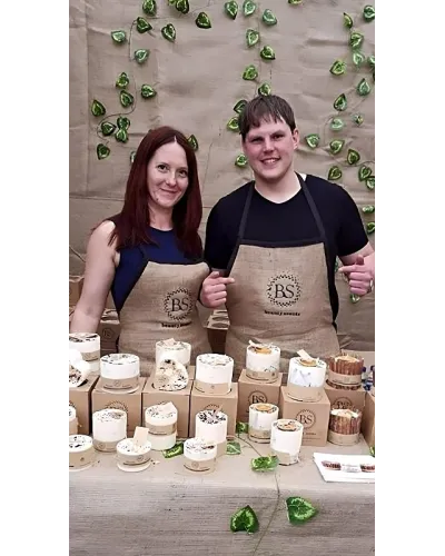 gift set of eco-friendly handcrafted candles in soy wax