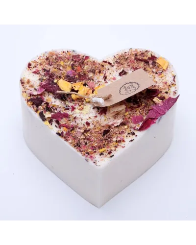 Candela artigianale ecologica in cera di soia