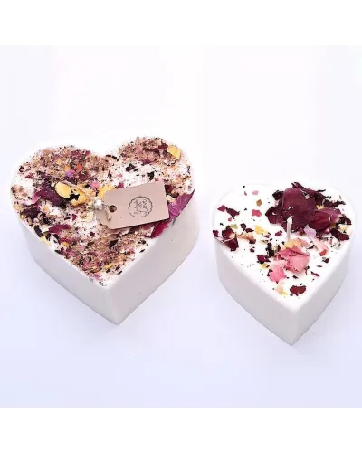 Candela artigianale ecologica in cera di soia