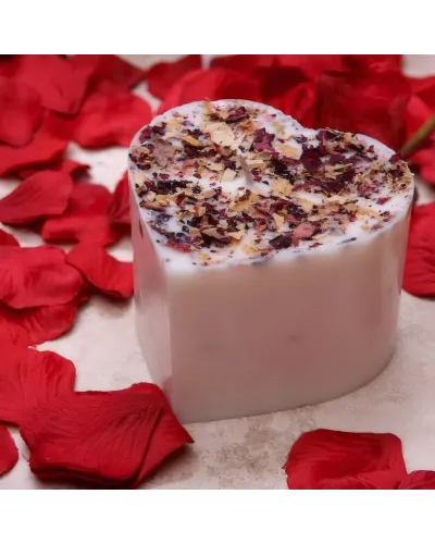 handmade candle made from soy wax vegetable oil