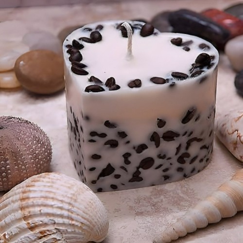 candela artigianale a base di olio vegetale cera di soia