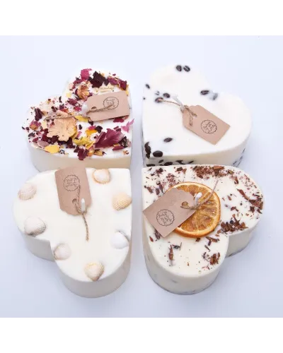 Candela artigianale ecologica in cera di soia