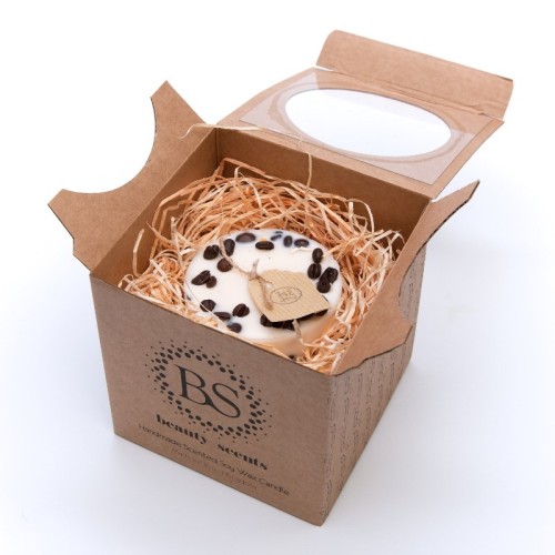 Candela artigianale ecologica in cera di soia