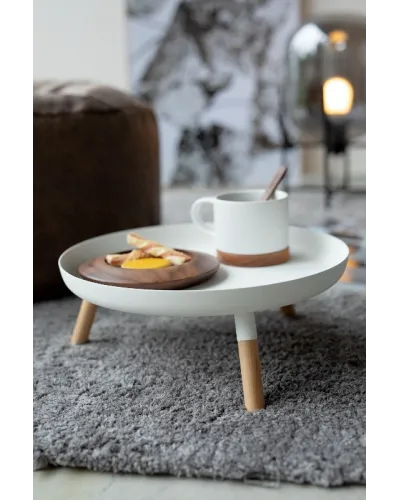 multipurpose tray with wooden legs